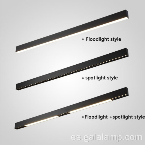 Lámpara colgante lineal antideslumbrante moderna